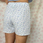 Short Fleurs Bleu