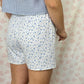 Short Fleurs Bleu