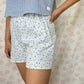 Short Fleurs Bleu