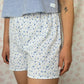 Short Fleurs Bleu