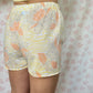 Short Motifs et Fleurs Jaune