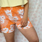 Short Fleurs Orange