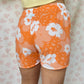 Short Fleurs Orange