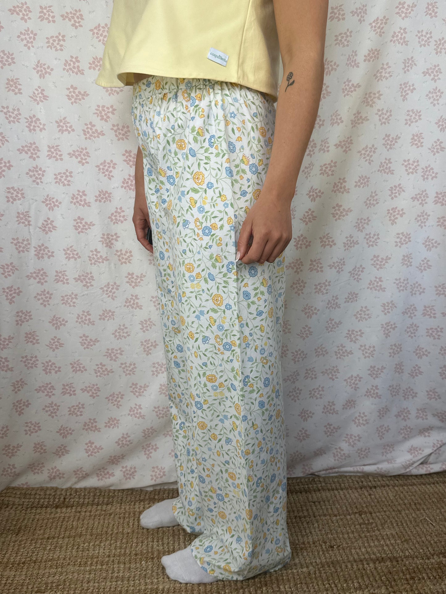 Pantalon Fleurs