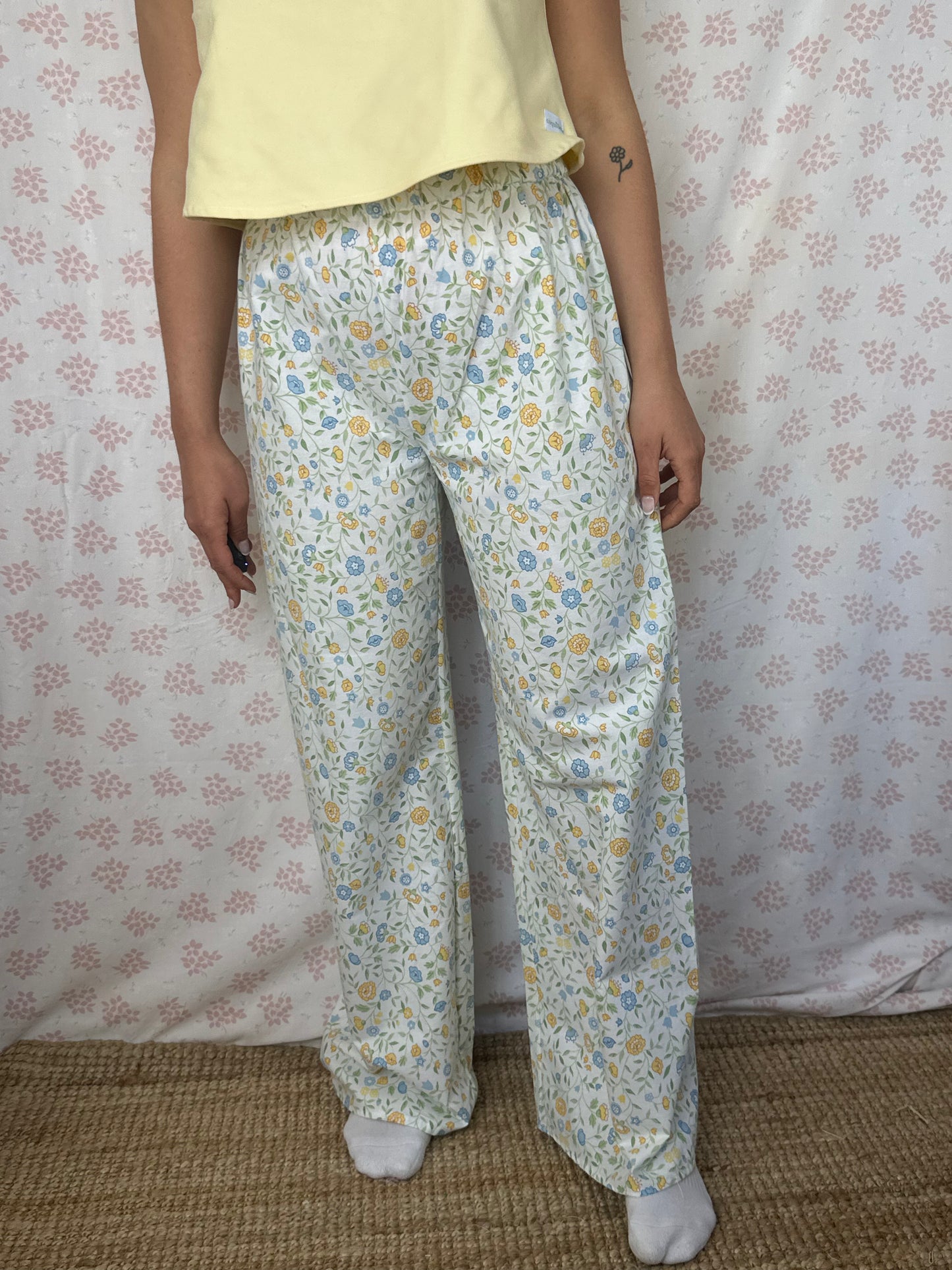 Pantalon Fleurs