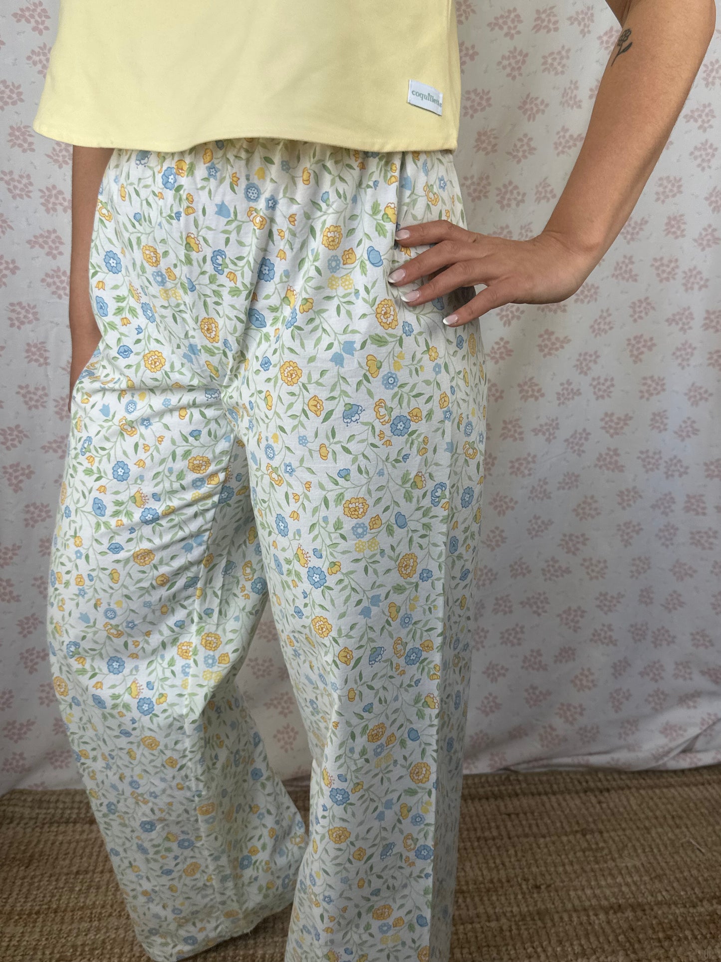 Pantalon Fleurs