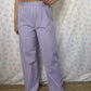 Pantalon Vichy Violet