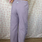 Pantalon Vichy Violet
