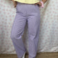 Pantalon Vichy Violet