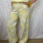 Pantalon Fleurs Jaune