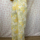 Pantalon Fleurs Jaune