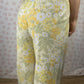 Pantalon Fleurs Jaune