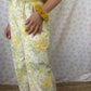 Pantalon Fleurs Jaune