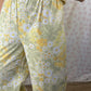 Pantalon Fleurs Jaune