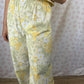 Pantalon Fleurs Jaune
