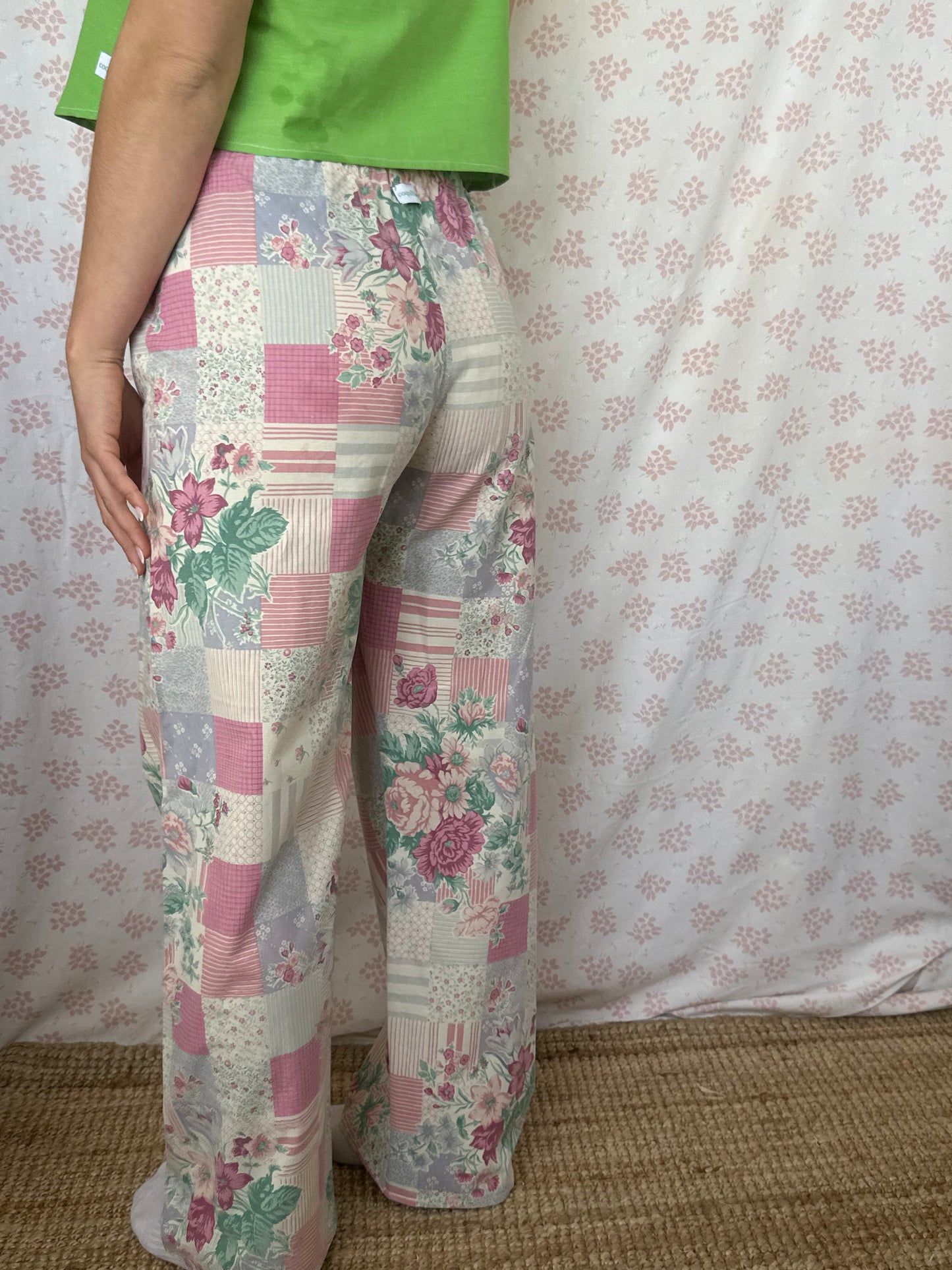 Pantalon Motifs et Fleurs
