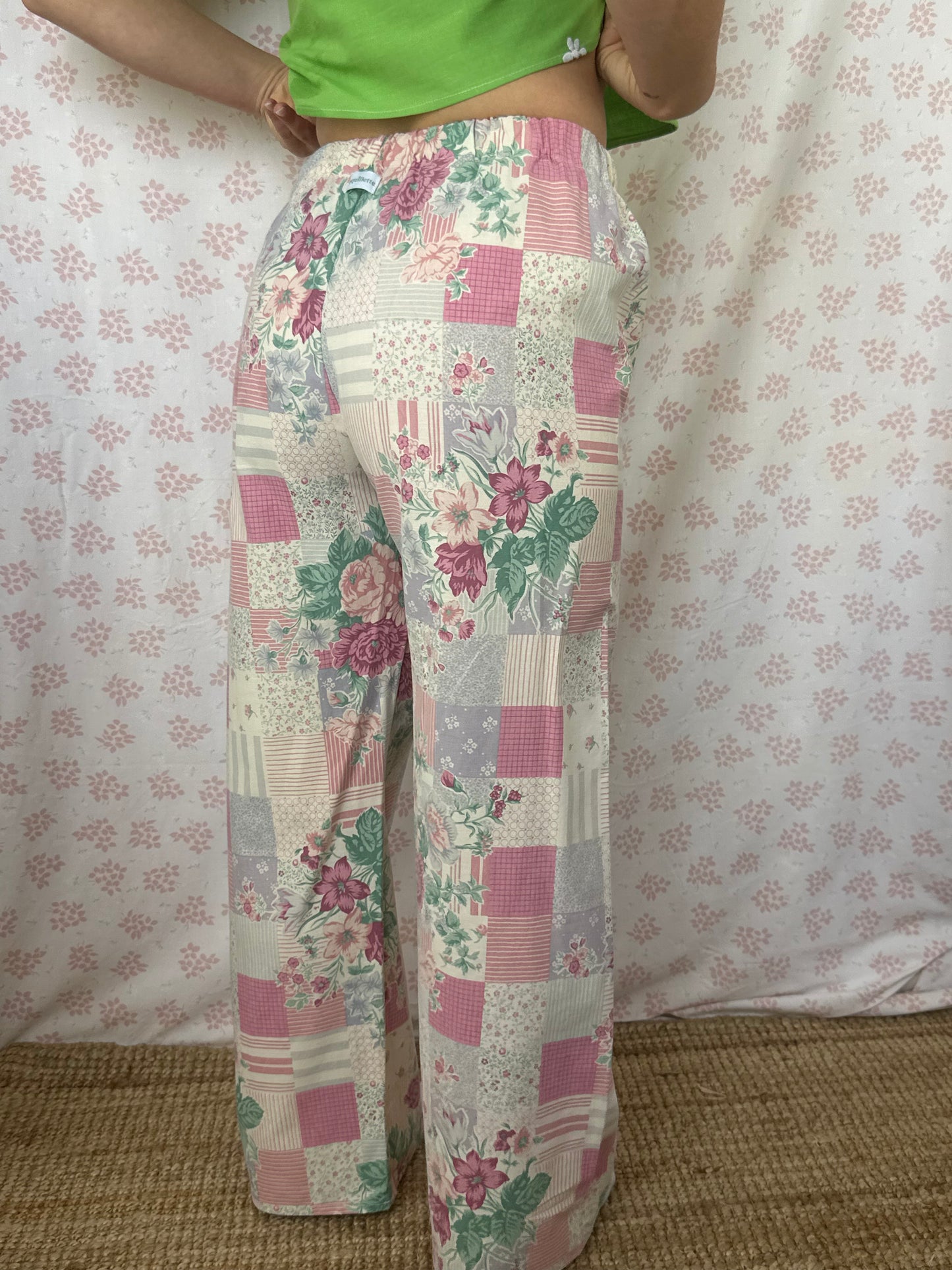 Pantalon Motifs et Fleurs