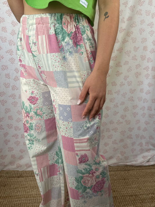 Pantalon Motifs et Fleurs