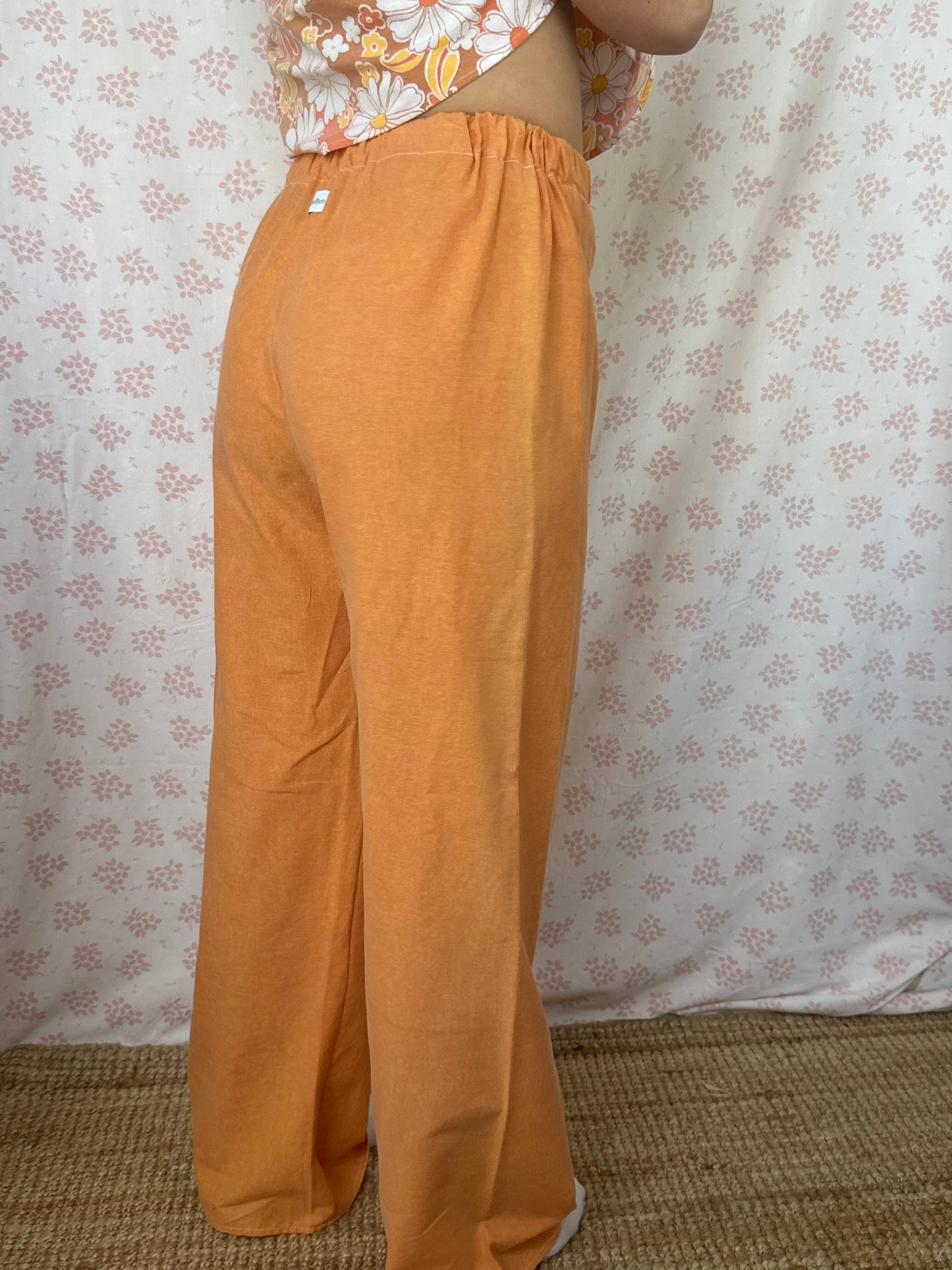 Pantalon Uni Orange