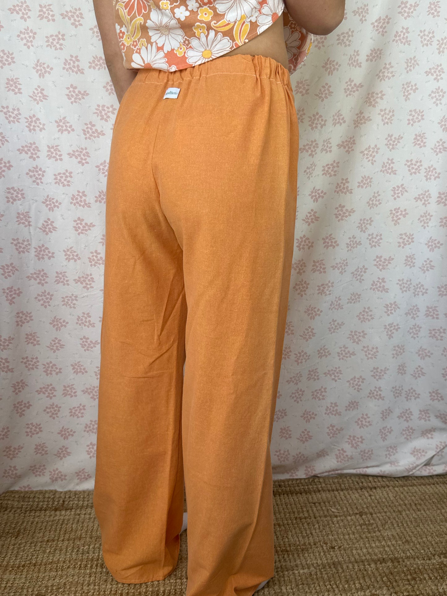 Pantalon Uni Orange