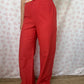 Pantalon Uni Rouge