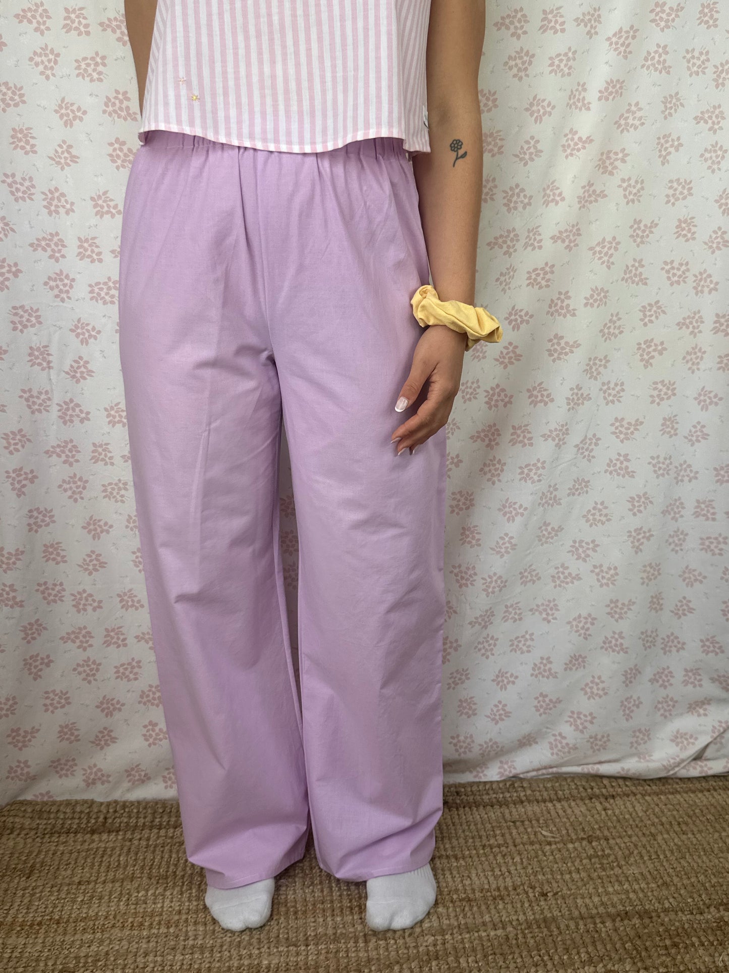 Pantalon Uni Lila