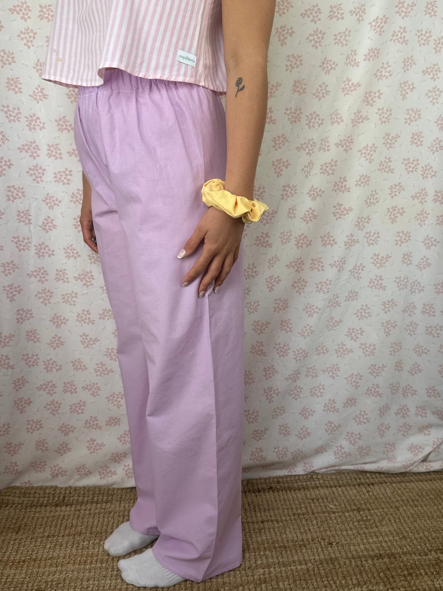 Pantalon Uni Lila