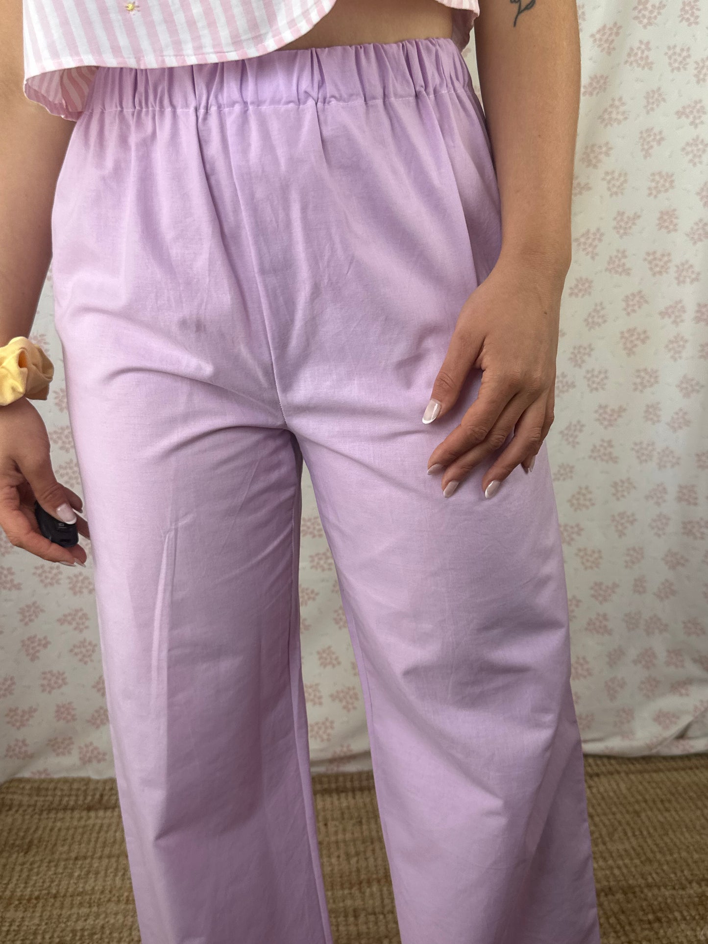 Pantalon Uni Lila