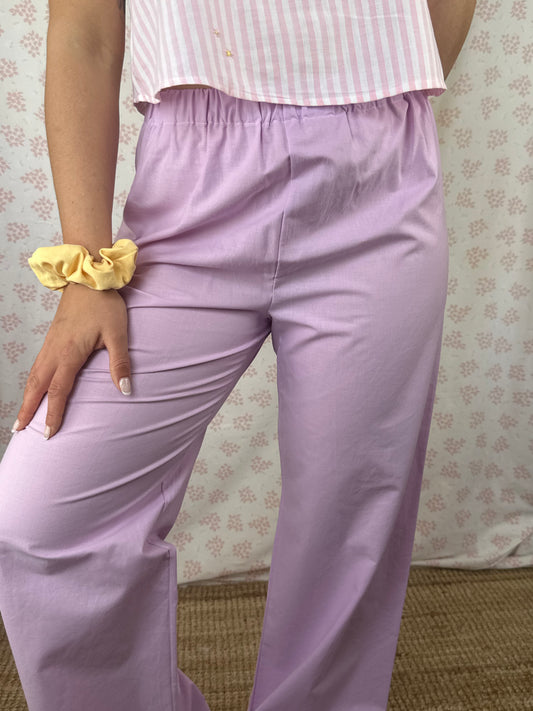 Pantalon Uni Lila