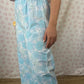 Pantalon Fleurs Bleu