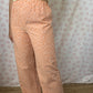 Pantalon Fleurs Orange