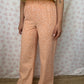 Pantalon Fleurs Orange