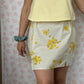 Jupe Fleurs Jaune