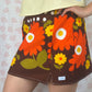 Jupe Fleurs Marron