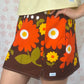 Jupe Fleurs Marron