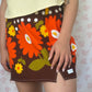 Jupe Fleurs Marron