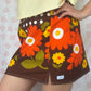 Jupe Fleurs Marron