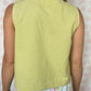Haut Bouton Uni Vert