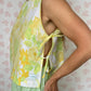 Haut Noeud Fleurs Jaune