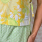 Haut Noeud Fleurs Jaune