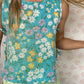 Haut Noeud Bleu Fleurs