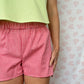 Short Vichy Rouge
