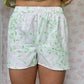 Short Fleurs Vert