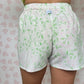 Short Fleurs Vert