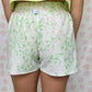 Short Fleurs Vert