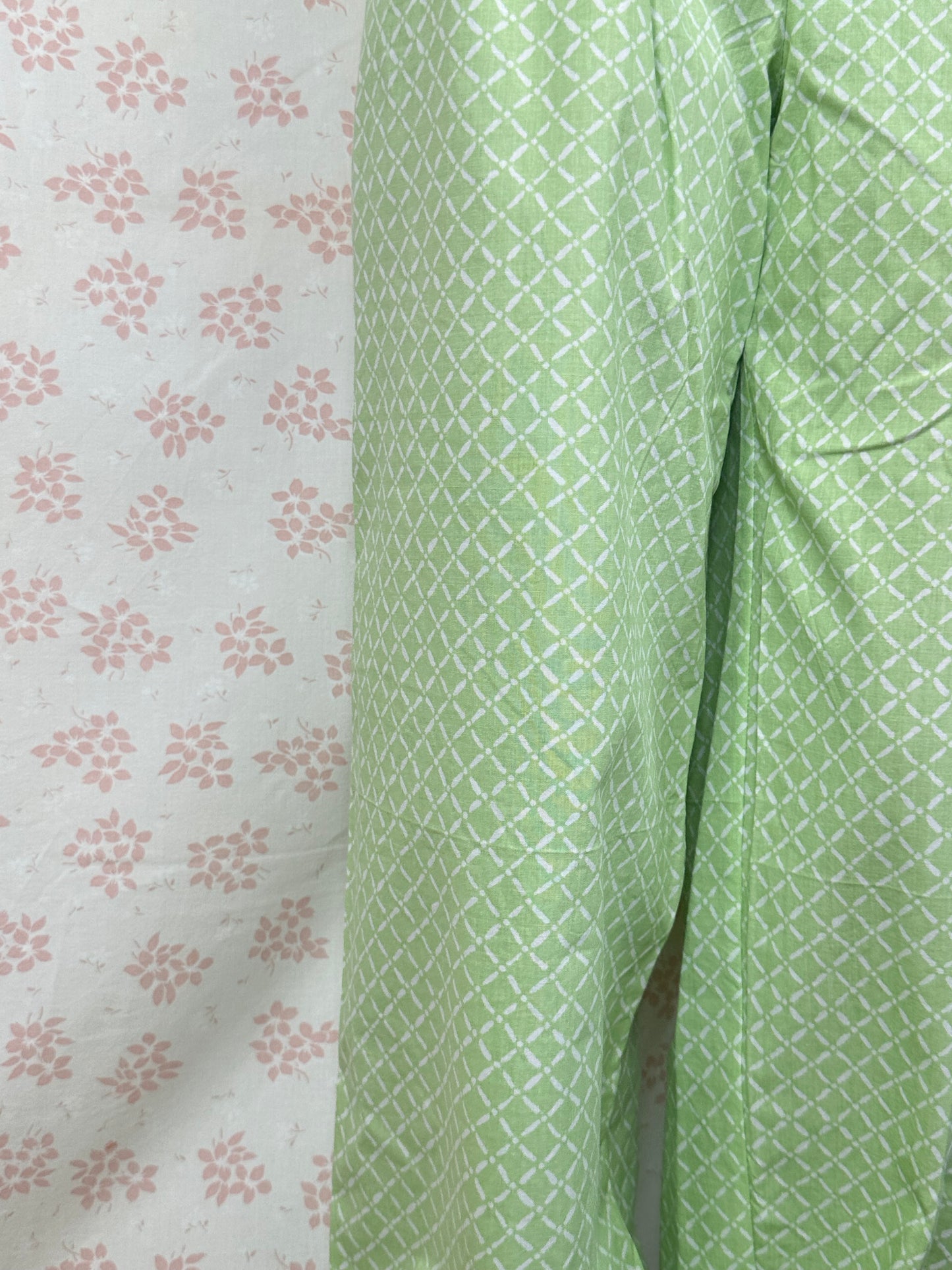 Pantalon Motif Vert