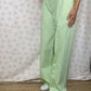 Pantalon Motif Vert
