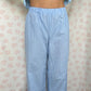 Pantalon Uni Bleu