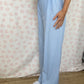 Pantalon Uni Bleu