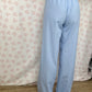 Pantalon Uni Bleu
